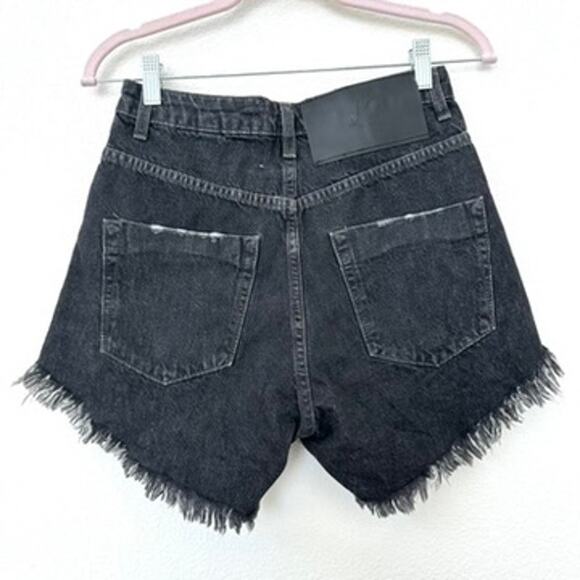 One Teaspoon Disobedient Hawks High-Waisted Shorts, Size 26, NWT - Picture 3 of 10